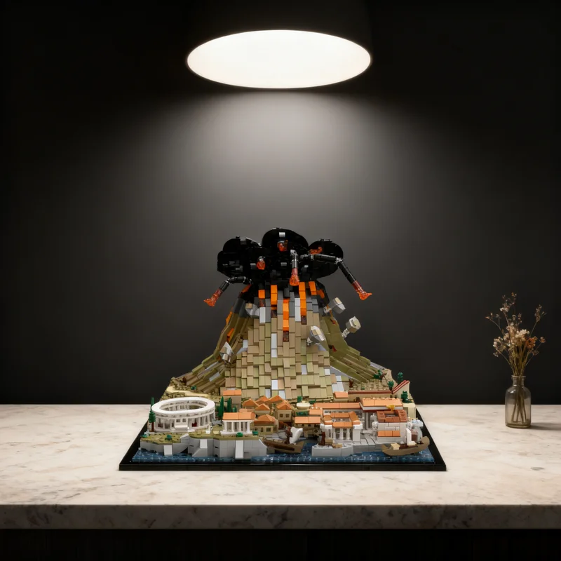 2539pcs MOC Vesuvius Pompeii Architecture Model Building blocks Architecture toys Christmas gifts Education Kids creative idea
2539pcs MOC Vesuvius Pompeii Architecture Model Building blocks Architecture toys Christmas gifts Education Kids creative idea