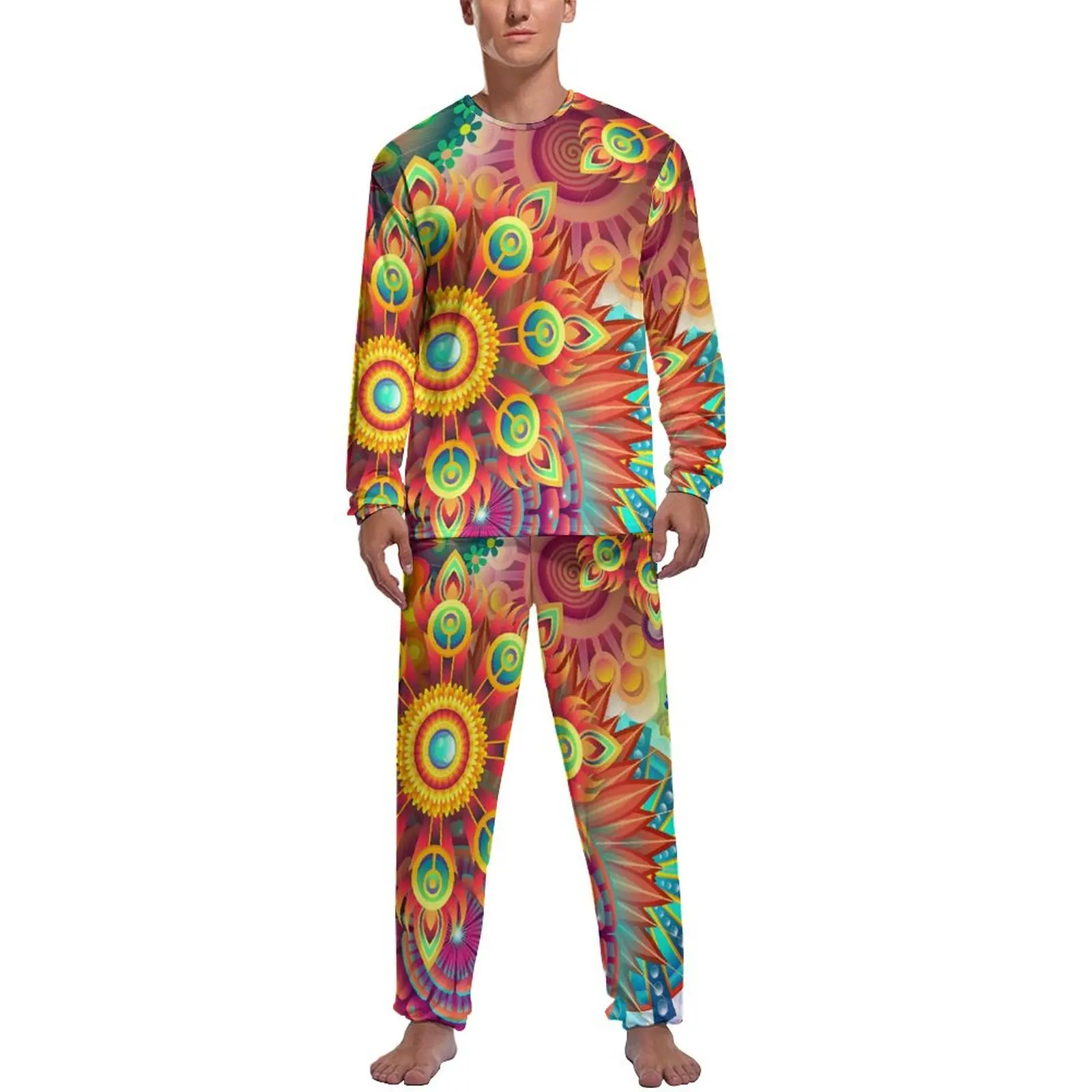 Flower Power Pajamas Long Sleeve Floral Hippie 2 Pieces Home Pajama Sets Daily Men Graphic Soft Home Suit
Flower Power Pajamas Long Sleeve Floral Hippie 2 Pieces Home Pajama Sets Daily Men Graphic Soft Home Suit