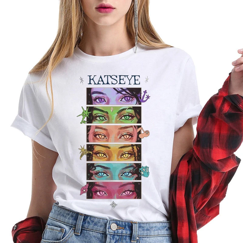 Fashion K POP KATSEYE T-shirts for Men Women Anime Cartoon Short-sleeved Top Couple Summer Good-looking Breathable T-shirt Gifts
Fashion K POP KATSEYE T-shirts for Men Women Anime Cartoon Short-sleeved Top Couple Summer Good-looking Breathable T-shirt Gifts