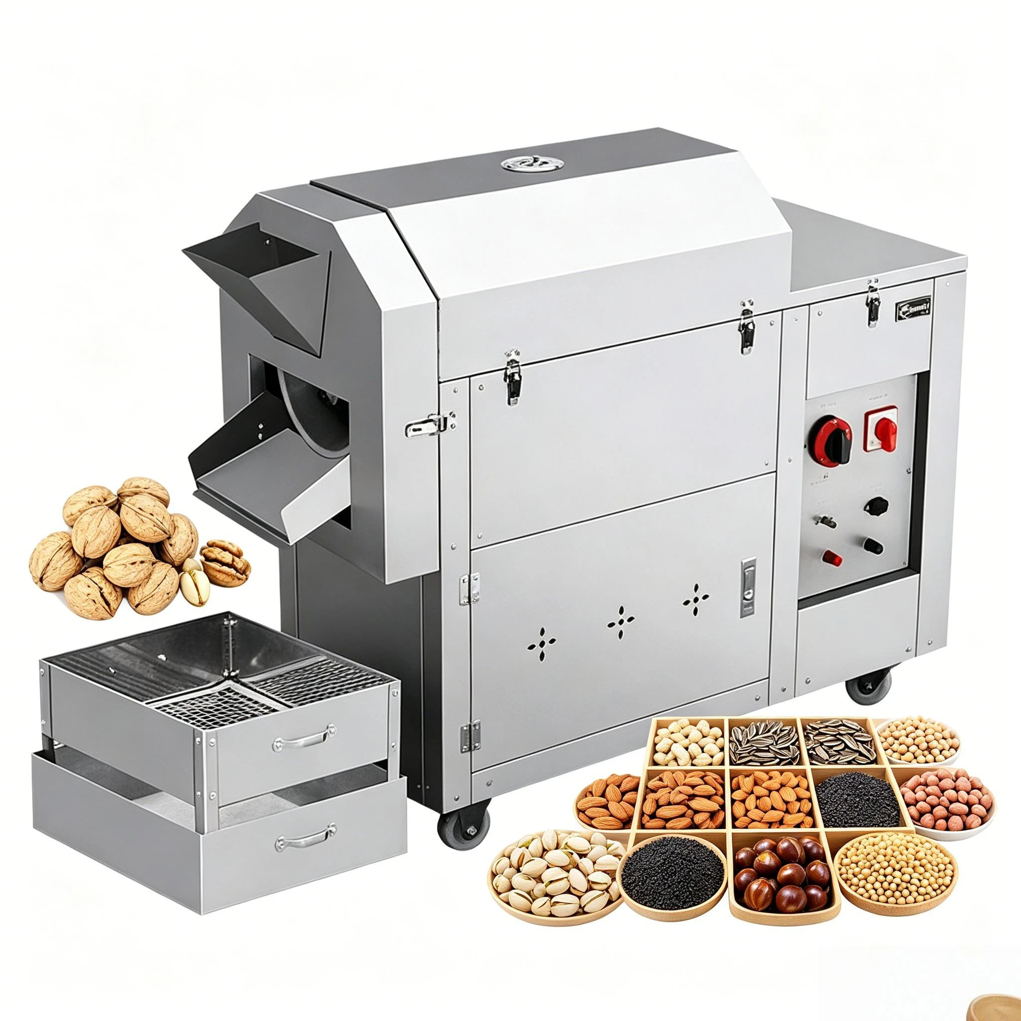 Commercial Multi-function Roasting Machine 25kg Coffee Bean Roaster Peanut Sesame Cocoa Bean Moisture Meter
Commercial Multi-function Roasting Machine 25kg Coffee Bean Roaster Peanut Sesame Cocoa Bean Moisture Meter
