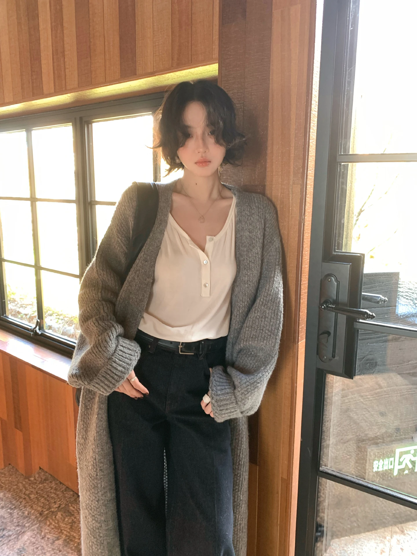 Loose Long Knitted Outerwear Women's Faion Retro Hong Kong Sle Lazy Autumn Winter New Arrival Polyester Fiber Warmth Coat
Loose Long Knitted Outerwear Women's Faion Retro Hong Kong Sle Lazy Autumn Winter New Arrival Polyester Fiber Warmth Coat