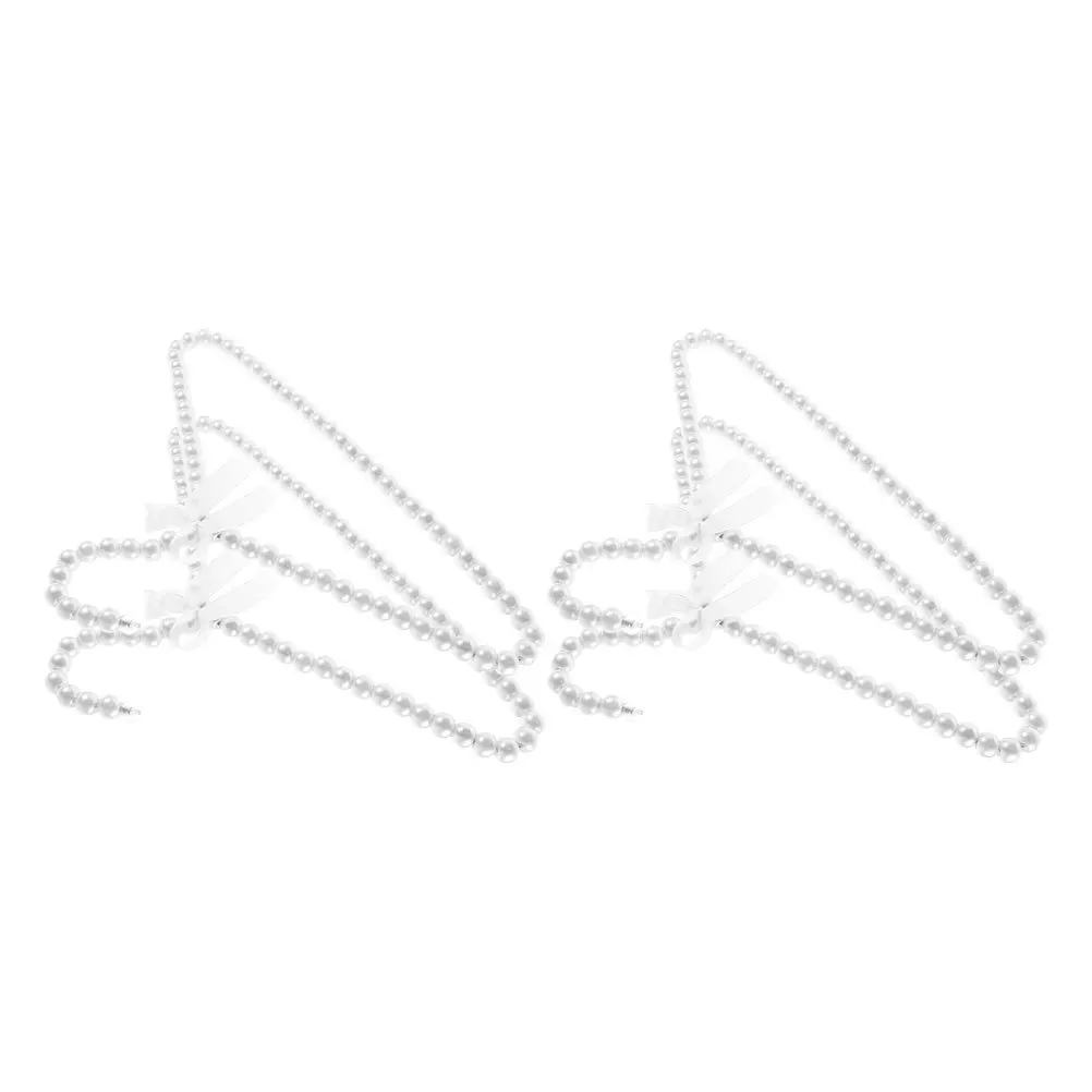 4Pcs Pearl Beaded Hangers Bowknot Small Hangers for Clothes Pet Outfits Non Slip Closet Organizer Jacket Hanger 
4Pcs Pearl Beaded Hangers Bowknot Small Hangers for Clothes Pet Outfits Non Slip Closet Organizer Jacket Hanger
