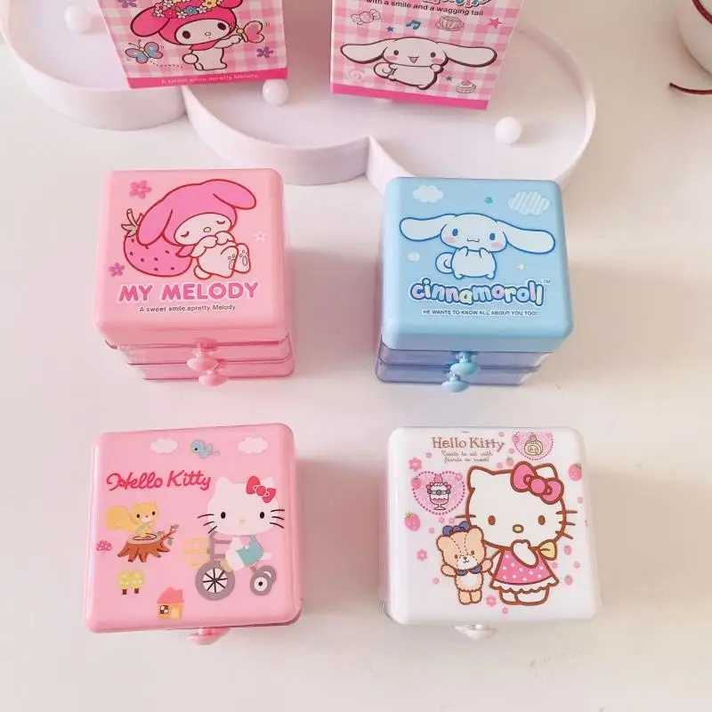 Anime Sanrio Storage Box Kawaii Kitty Cute Melody Drawer Mini Storage Box Double Layer Kulomi Jewelry Organizer Box
Anime Sanrio Storage Box Kawaii Kitty Cute Melody Drawer Mini Storage Box Double Layer Kulomi Jewelry Organizer Box