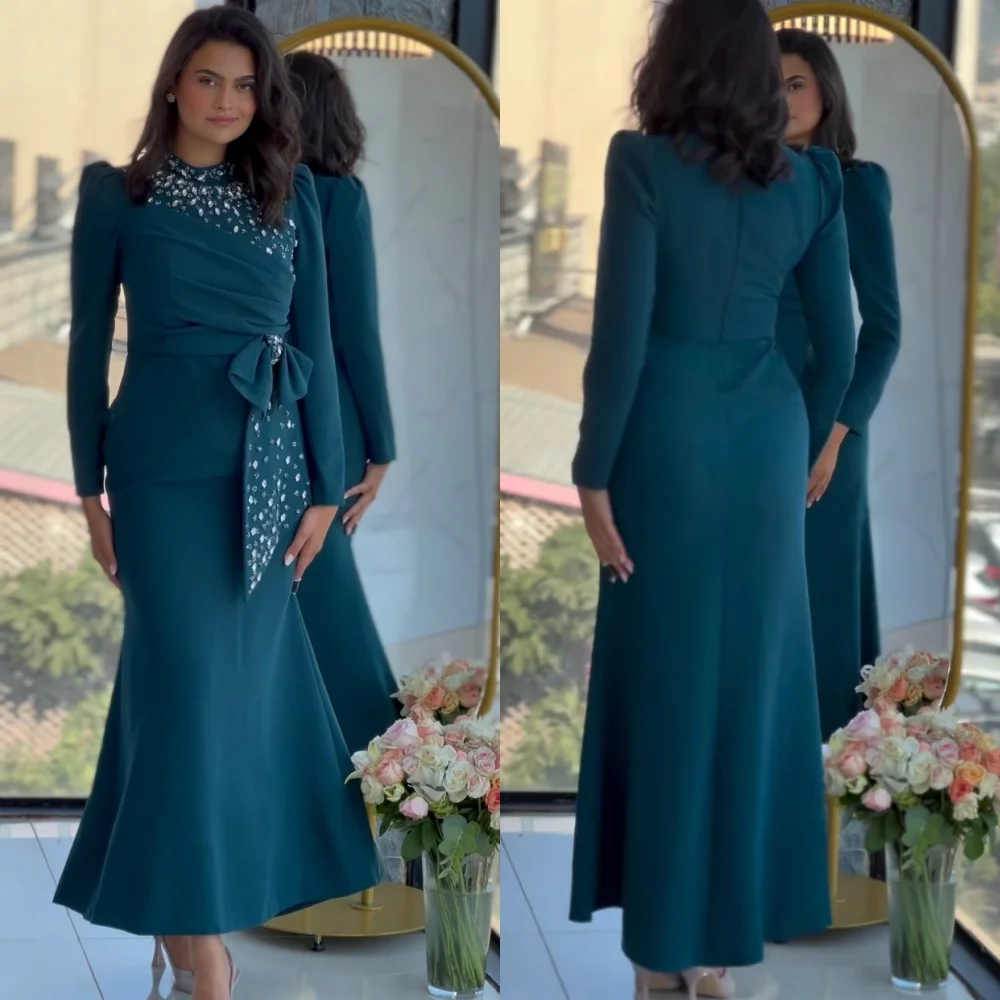 Customized Jersey Rhinestone Pleat Bow Trumpet Midi Dresses Bespoke Occasion Classic Elegant Party Wedding Guest Sparkle Formal
Customized Jersey Rhinestone Pleat Bow Trumpet Midi Dresses Bespoke Occasion Classic Elegant Party Wedding Guest Sparkle Formal