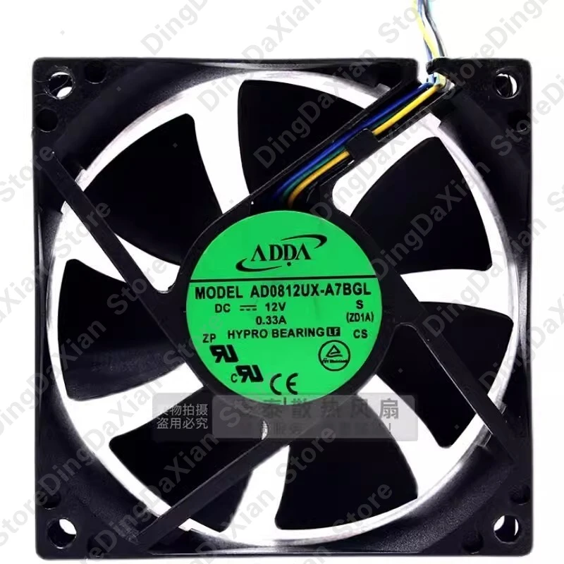 L+For ADDA AD0812UX-A7BGL 8025 DC12V 0.33A 8CM Temperature Control Cooling Fan1pcs
L+For ADDA AD0812UX-A7BGL 8025 DC12V 0.33A 8CM Temperature Control Cooling Fan1pcs