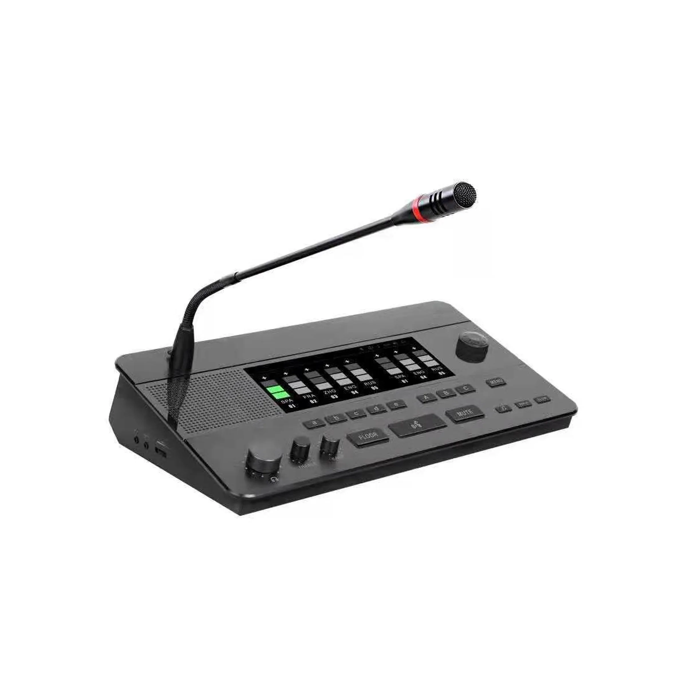 Conference System Device Translation Meeting Hall Video Tacking Sound Audio Simultaneous Interpretation System
Conference System Device Translation Meeting Hall Video Tacking Sound Audio Simultaneous Interpretation System