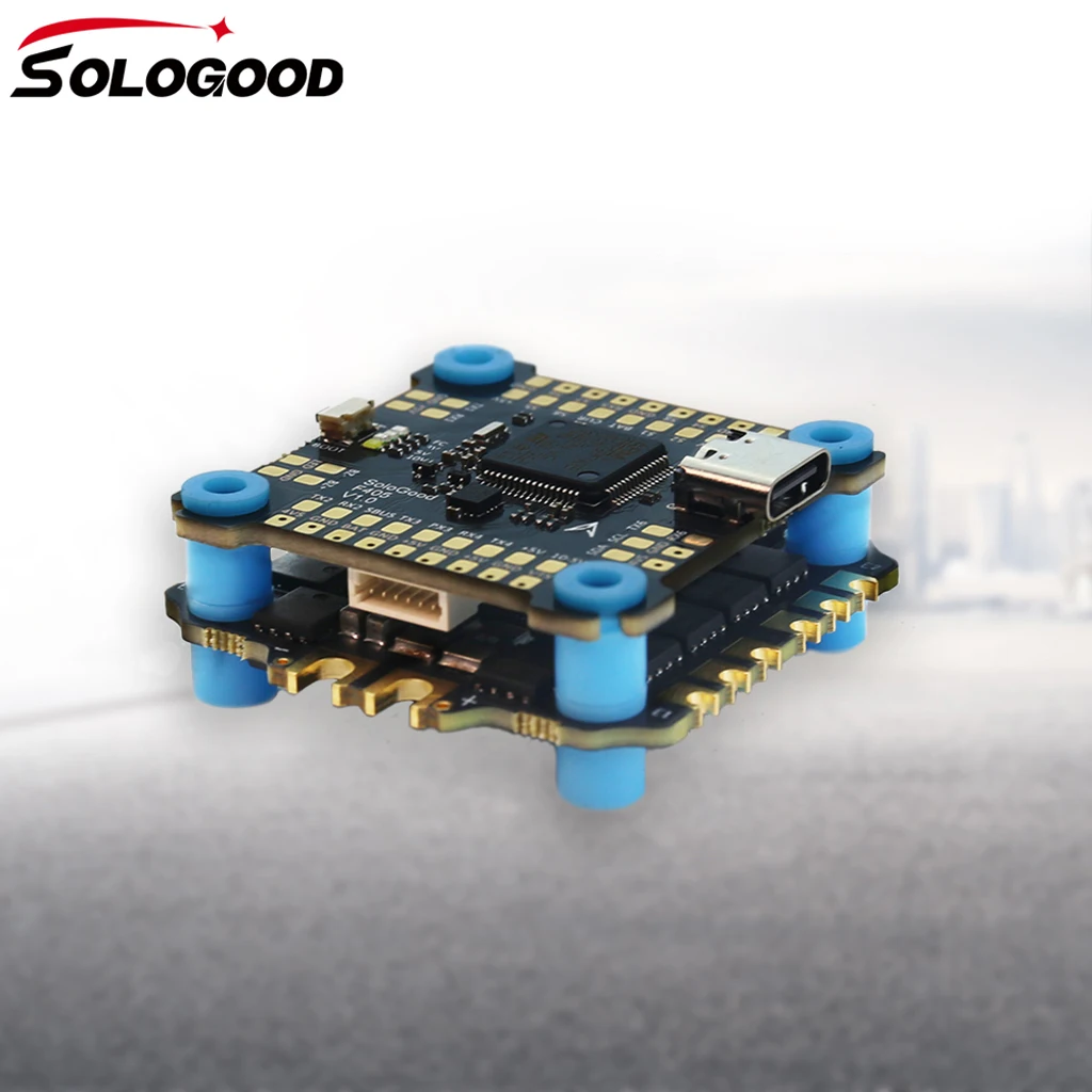 Контроллер полета SoloGood F405 55A Stack ICM42688P F405 blheli _ s 55A 4 в 1, ESC2-6S для FPV дрона, квадрокоптера, самолета
Контроллер полета SoloGood F405 55A Stack ICM42688P F405 blheli _ s 55A 4 в 1, ESC2-6S для FPV дрона, квадрокоптера, самолета