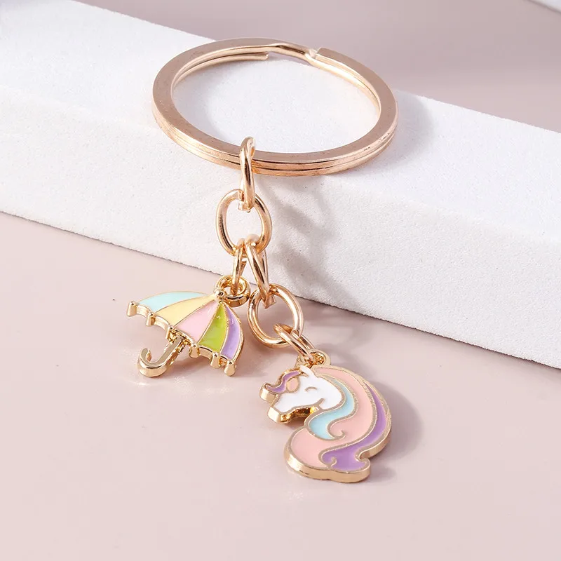 Aihua Cute Keychain Enamel Umbrella Unicorn Keychains Keyring For Women Men Handbag Accessorie Car Keys DIY Jewelry Gifts
Aihua Cute Keychain Enamel Umbrella Unicorn Keychains Keyring For Women Men Handbag Accessorie Car Keys DIY Jewelry Gifts