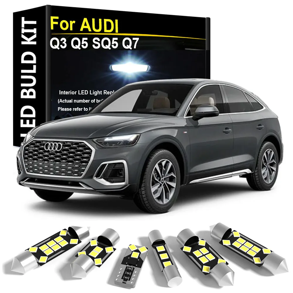 Car Interior Light LED For AUDI Q3 Q5 SQ5 Q7 8U 8R 4L 2006 2007 2008 2009 2010 2011 2012 2013 2014 2015 2016 2017 2018 Canbus
Car Interior Light LED For AUDI Q3 Q5 SQ5 Q7 8U 8R 4L 2006 2007 2008 2009 2010 2011 2012 2013 2014 2015 2016 2017 2018 Canbus
