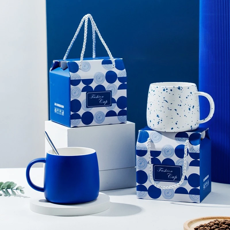 500ml Ceramic Coffee Cup with Spoon Gift Box, Klein Blue Mug, Children's Breakfast Milk Cup, Holiday Gift for Couples
500ml Ceramic Coffee Cup with Spoon Gift Box, Klein Blue Mug, Children's Breakfast Milk Cup, Holiday Gift for Couples