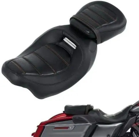 2-Up Motorcycle Seat Rider and Passenger Seat Low-Profile Seat Fit For Harley 2009-2023 Touring Street Glide Road King 2009-2023
2-Up Motorcycle Seat Rider and Passenger Seat Low-Profile Seat Fit For Harley 2009-2023 Touring Street Glide Road King 2009-2023