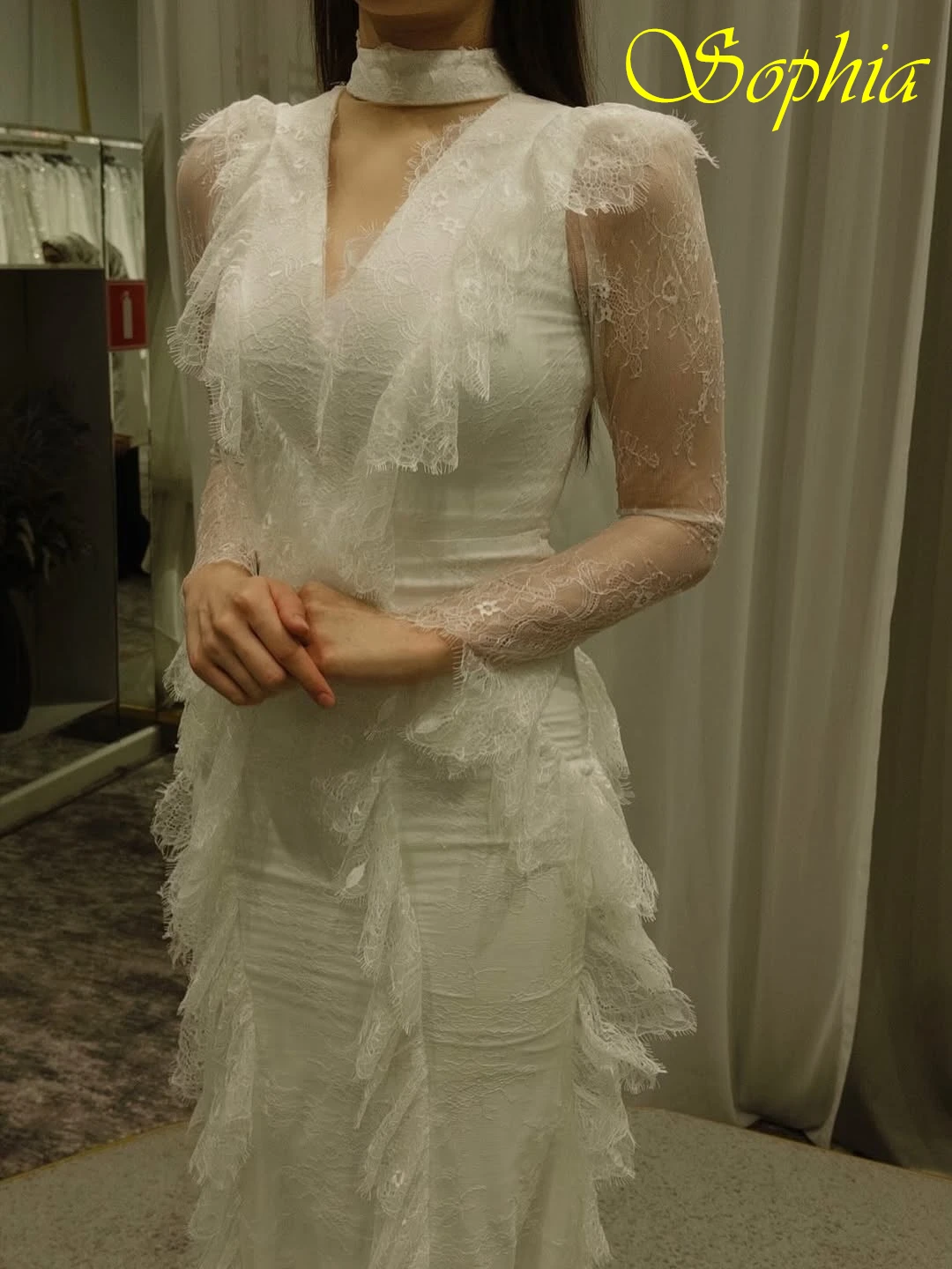 Customized Mermaid V-Neck Long Sleeves Elegant Formal Evening Dress Fashion Temperament Party Gowns High Quality Prom Dress
Customized Mermaid V-Neck Long Sleeves Elegant Formal Evening Dress Fashion Temperament Party Gowns High Quality Prom Dress