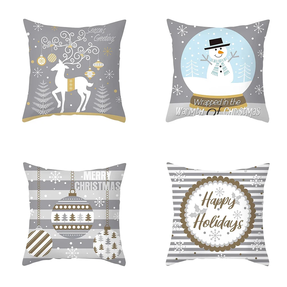 Christmas Xmas Decoration Snowman Pattern Cushion Cover Home Decorative Cushion Cover Bedroom Sofa Pillow Cover
Christmas Xmas Decoration Snowman Pattern Cushion Cover Home Decorative Cushion Cover Bedroom Sofa Pillow Cover