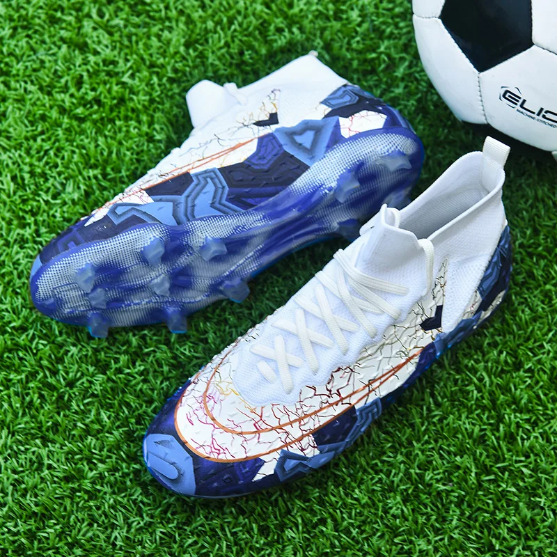 Professional Soccer Shoes Men Outdoor High-Top Sports Football Boots Boots Ag/Fg Long Spikes Artificial Grass Training Match Spi
Professional Soccer Shoes Men Outdoor High-Top Sports Football Boots Boots Ag/Fg Long Spikes Artificial Grass Training Match Spi
