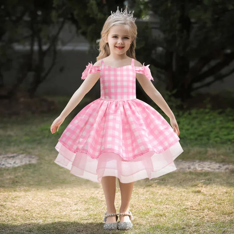 XT8Movie Pink Plaid Baby Girls Dress Barbi Dress Up Costume Kids Halloween Princess Birthday Dress for Girl Carnival Party XT6@!
XT8Movie Pink Plaid Baby Girls Dress Barbi Dress Up Costume Kids Halloween Princess Birthday Dress for Girl Carnival Party XT6@!