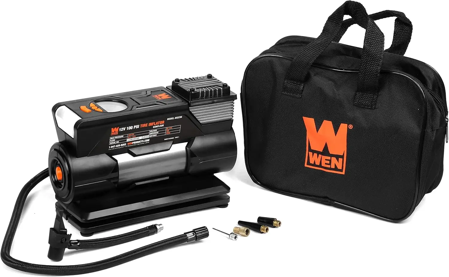 Портативный воздушный компрессор для накачивания шин, 12 В, 100 фунтов на квадратный дюйм с футляром для переноски (AA2230)
Портативный воздушный компрессор для накачивания шин, 12 В, 100 фунтов на квадратный дюйм с футляром для переноски (AA2230)