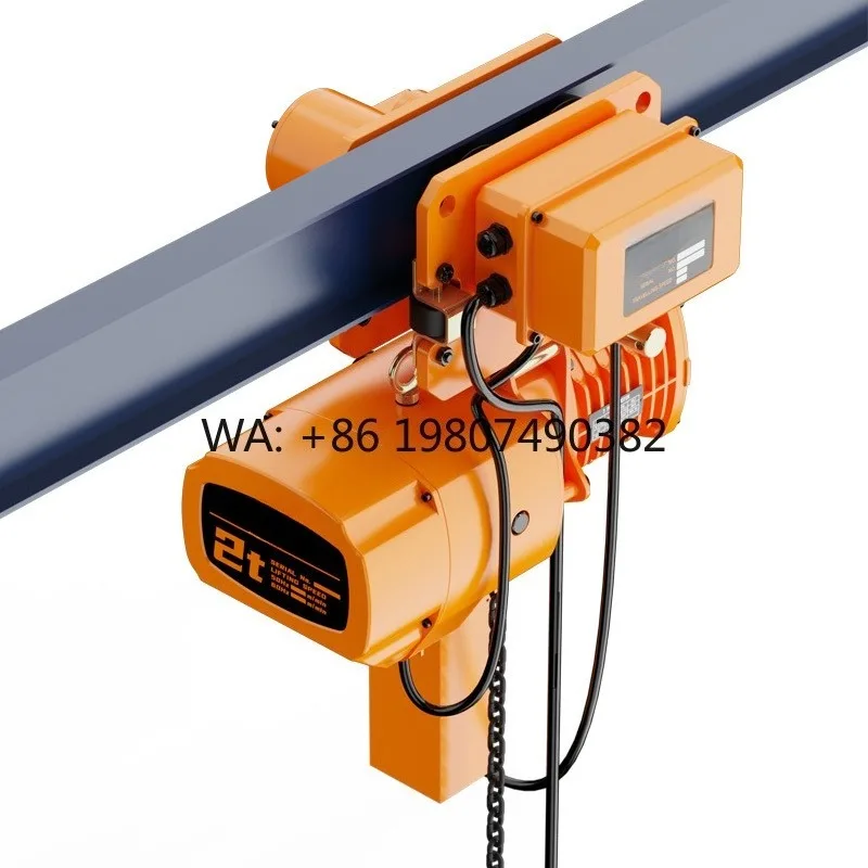 2 Ton Electric Chain Hoist With Power Trolley 6M 9M Lift Single Dual Speed For I-Beam Monorail Industrial Lifting
2 Ton Electric Chain Hoist With Power Trolley 6M 9M Lift Single Dual Speed For I-Beam Monorail Industrial Lifting