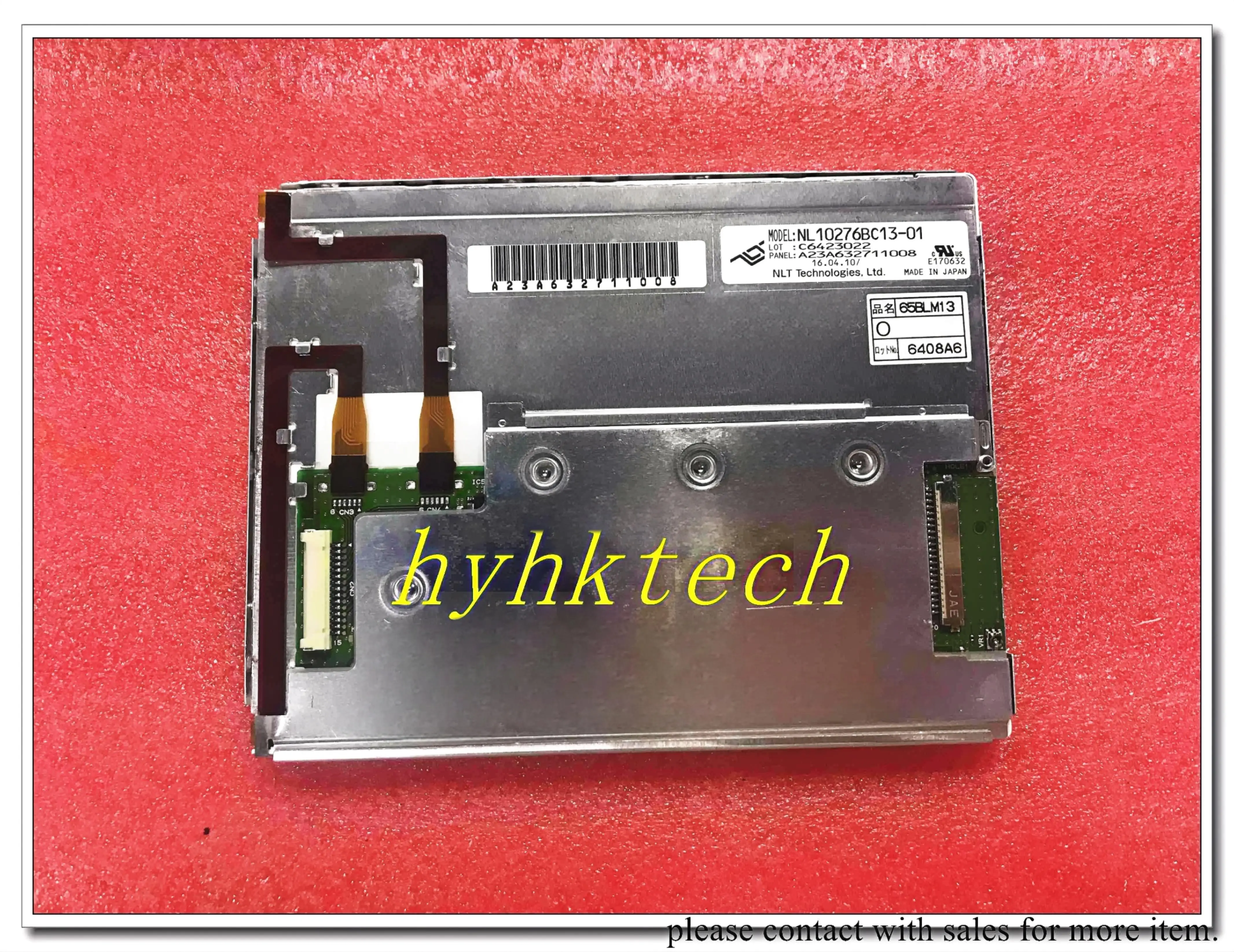 NL10276BC13-01 6,5-дюймовая TFT ЖК-панель 1024*768, оригинал для NL10276BC13-01C
NL10276BC13-01 6,5-дюймовая TFT ЖК-панель 1024*768, оригинал для NL10276BC13-01C