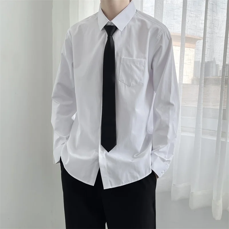 2024 Men's Loose Long Sleeve Shirt Korean Japan Style Solid Soft Top Party Work Daily Fashion Brand Large Size Blouses E154
2024 Men's Loose Long Sleeve Shirt Korean Japan Style Solid Soft Top Party Work Daily Fashion Brand Large Size Blouses E154