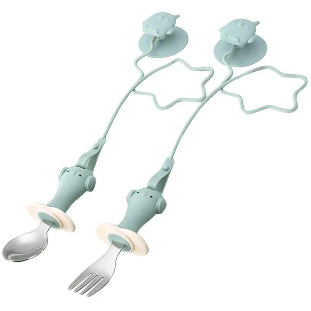Child Proof Cutlery Baby Food Utensils Training Spoons Suction Cup Tableware Silicone Anti Drop Chain Green Toddler Dining Set
Child Proof Cutlery Baby Food Utensils Training Spoons Suction Cup Tableware Silicone Anti Drop Chain Green Toddler Dining Set