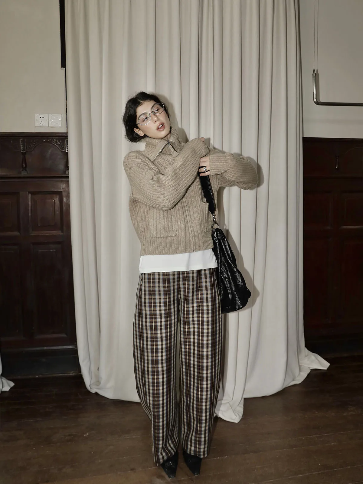 Molin Vintage Mild Floing Plaid Casual Versatile Lazy Wide Leg Pants Autumn Winter Loose Banana Pants Women's Loose Trousers
Molin Vintage Mild Floing Plaid Casual Versatile Lazy Wide Leg Pants Autumn Winter Loose Banana Pants Women's Loose Trousers