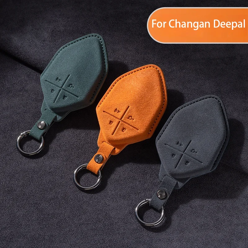 Leather Car Key Case Cover Fob for Changan Deepal SL03 S7 2023 2024 Keychain Protective Case Auto Key Holder Bag Accessories
Leather Car Key Case Cover Fob for Changan Deepal SL03 S7 2023 2024 Keychain Protective Case Auto Key Holder Bag Accessories