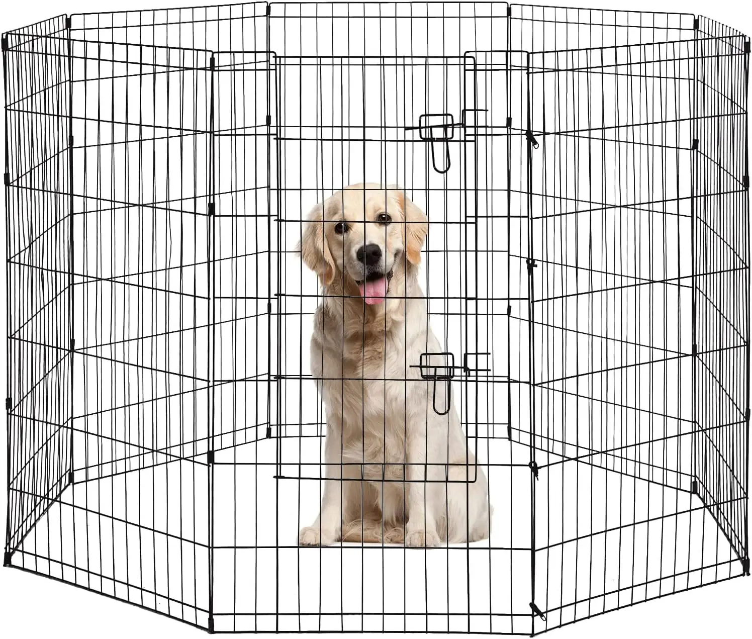 Foldable Dog Playpen, 42 Inch with 8 Panels, Metal Pet Exercise Pen for Indoor Outdoor Use, Portable Fence with Door
Foldable Dog Playpen, 42 Inch with 8 Panels, Metal Pet Exercise Pen for Indoor Outdoor Use, Portable Fence with Door