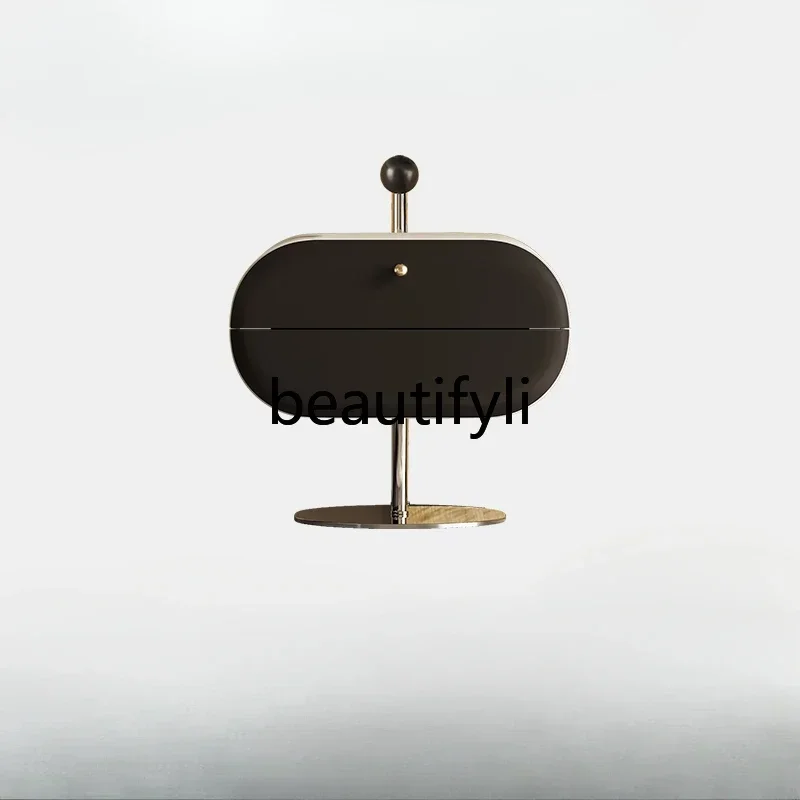 LJYMinimalist bedside table Stainless steel high-end bedroom Modern simple storage Bedside table
LJYMinimalist bedside table Stainless steel high-end bedroom Modern simple storage Bedside table