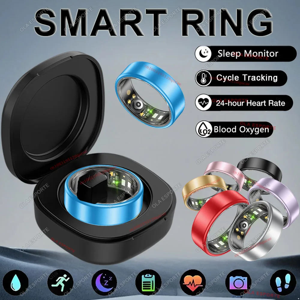 2026 New Smart Ring Heart Rate Blood Oxygen Sleep Monitoring Motion Tracking IP68 Waterproof Men Women Smart Rings Holiday Gifts
2026 New Smart Ring Heart Rate Blood Oxygen Sleep Monitoring Motion Tracking IP68 Waterproof Men Women Smart Rings Holiday Gifts