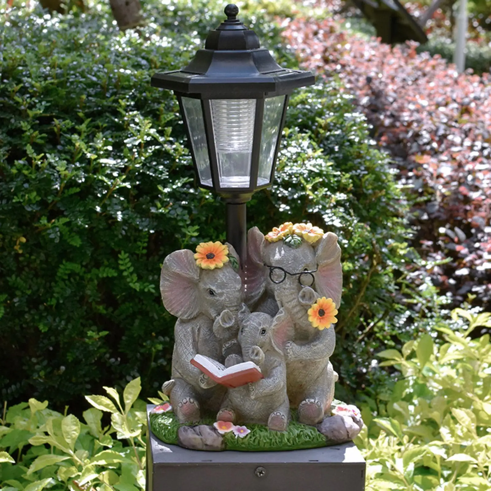 Elephant Garden Statue,with Solar Lights Landscape Lamp Lovely Gift Crafts Decor Ornament for Patio Lawn Outside Garden Yard
Elephant Garden Statue,with Solar Lights Landscape Lamp Lovely Gift Crafts Decor Ornament for Patio Lawn Outside Garden Yard