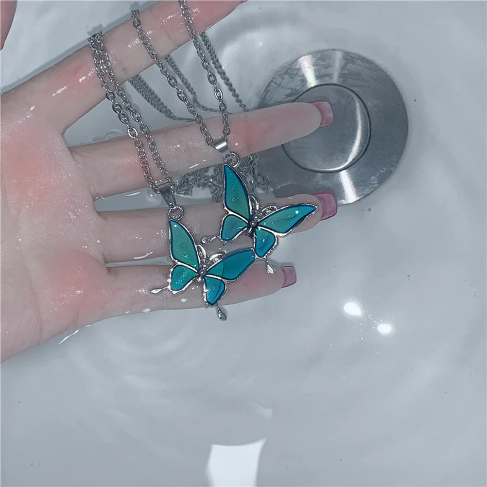 Thermochromic Necklace Decoration Necklaces Chain Fashion Women Temperature Sense Pendant Sensing Jewelry
Thermochromic Necklace Decoration Necklaces Chain Fashion Women Temperature Sense Pendant Sensing Jewelry