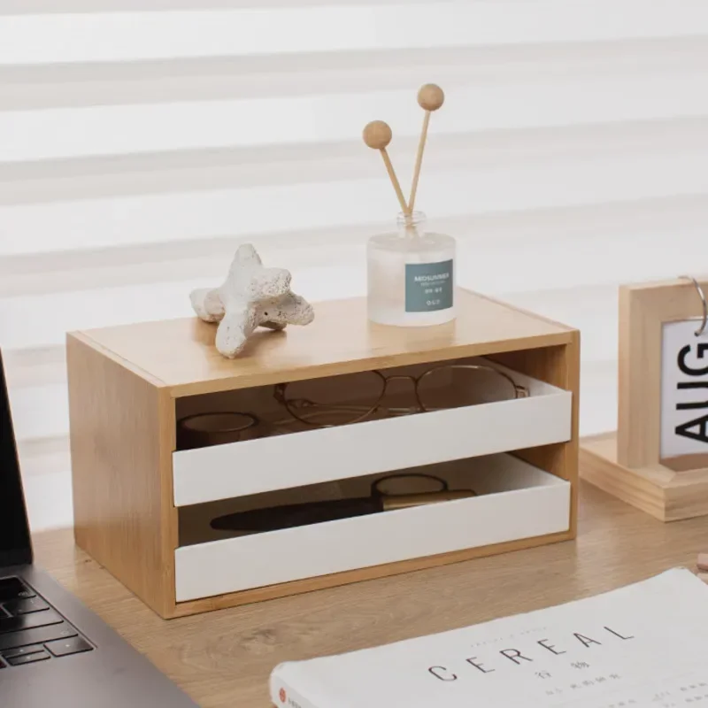 Simple Desktop Box With Cosmetics Bamboo Multi-function Drawer Type Office Organizer Porch Key Debris Storage Rack
Simple Desktop Box With Cosmetics Bamboo Multi-function Drawer Type Office Organizer Porch Key Debris Storage Rack