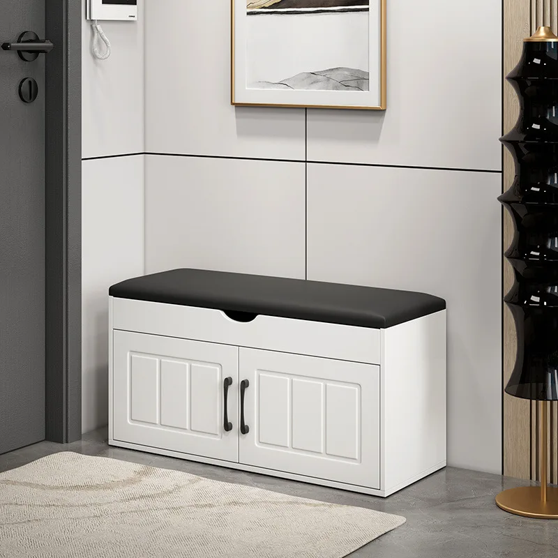 Shoe changing stool can be sat at the door of the home, shoe cabinet, stool integrated into the home, modern shoe rack typ 
Shoe changing stool can be sat at the door of the home, shoe cabinet, stool integrated into the home, modern shoe rack typ
