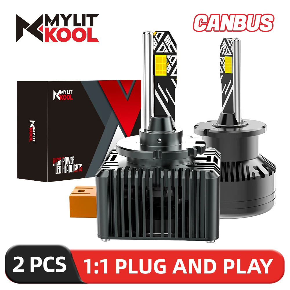 D1S D3S D2S D4S LED Bulbs, 8000000LM 800% Brightness, 6500K, 1:1 D1S HID Bulb size, Plug and Play Xenon HID Replacement Bulbs
D1S D3S D2S D4S LED Bulbs, 8000000LM 800% Brightness, 6500K, 1:1 D1S HID Bulb size, Plug and Play Xenon HID Replacement Bulbs