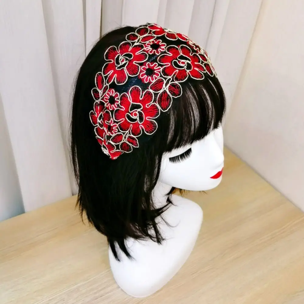 Vintage Flower Women Hair Hoop Embroidery Mesh Headband Mother Hair Hoop Tooth Hair Hoop Wide Side Lace Headband Hair Decoration
Vintage Flower Women Hair Hoop Embroidery Mesh Headband Mother Hair Hoop Tooth Hair Hoop Wide Side Lace Headband Hair Decoration