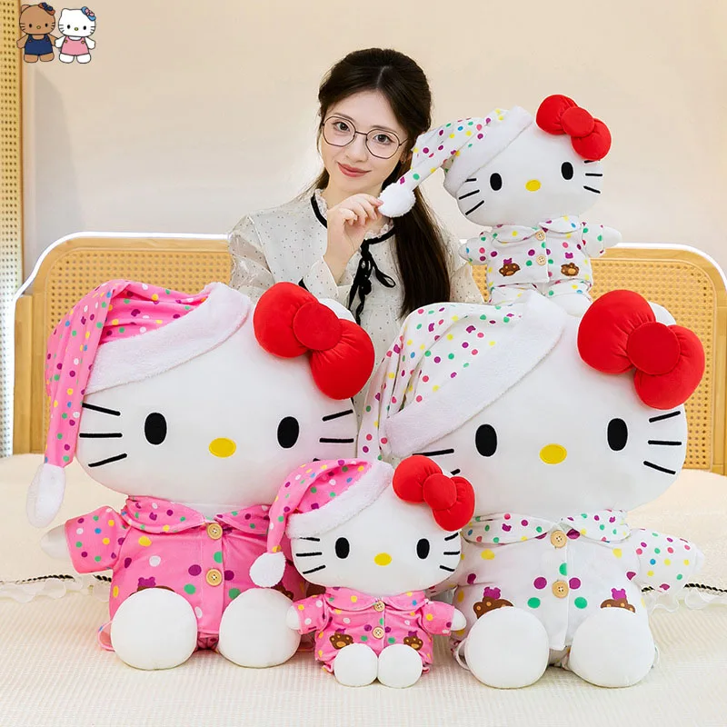 30/48/60cm Large Sanrio Hello Kitty Plush Toy Kawaii Cartoon Pajama Kt Pillow Soft Plush Doll Plush Children'S Gift
30/48/60cm Large Sanrio Hello Kitty Plush Toy Kawaii Cartoon Pajama Kt Pillow Soft Plush Doll Plush Children'S Gift