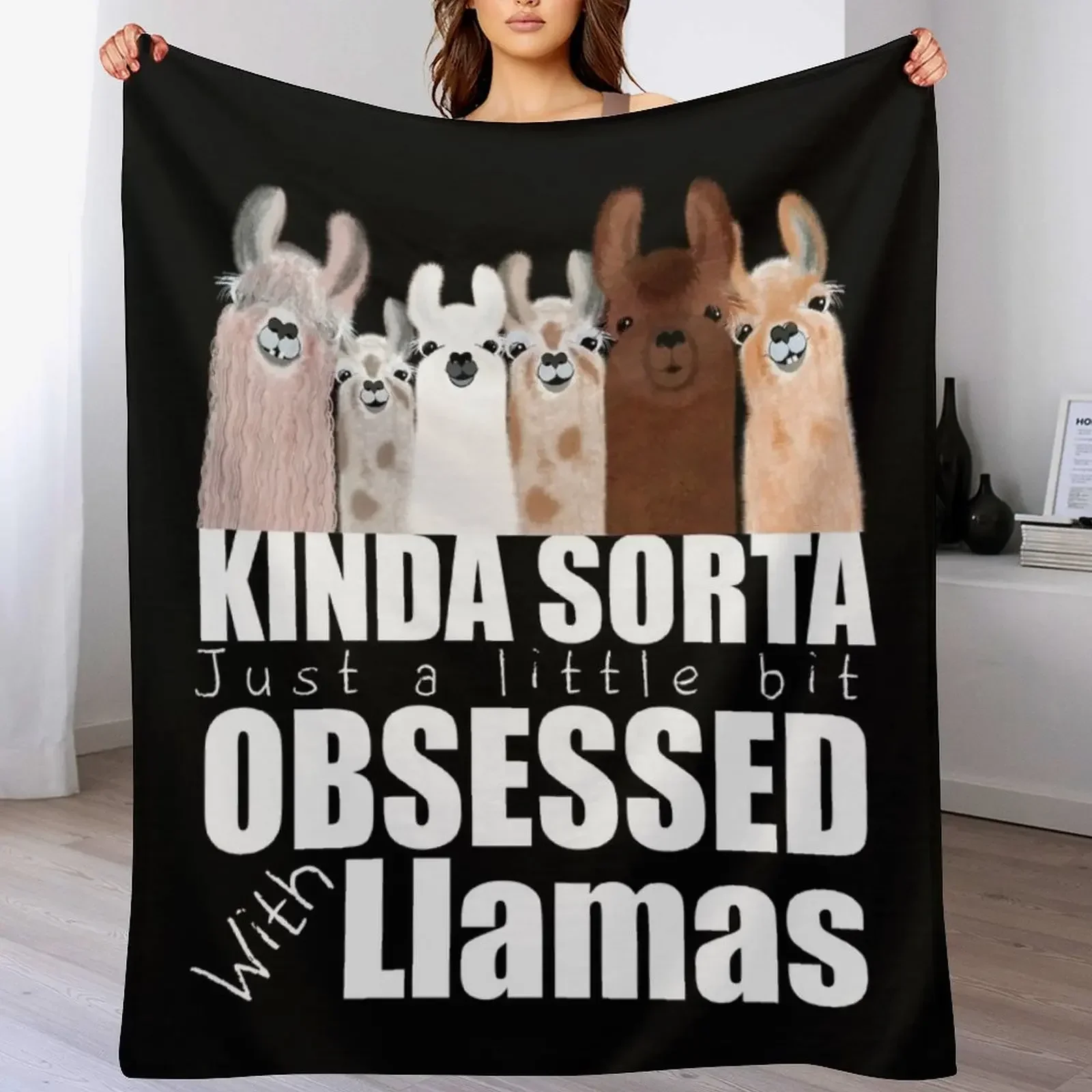 Obsessed with llamas just a little bit Throw Blanket cosplay anime Flannel Fabric Extra Large Throw Blankets
Obsessed with llamas just a little bit Throw Blanket cosplay anime Flannel Fabric Extra Large Throw Blankets