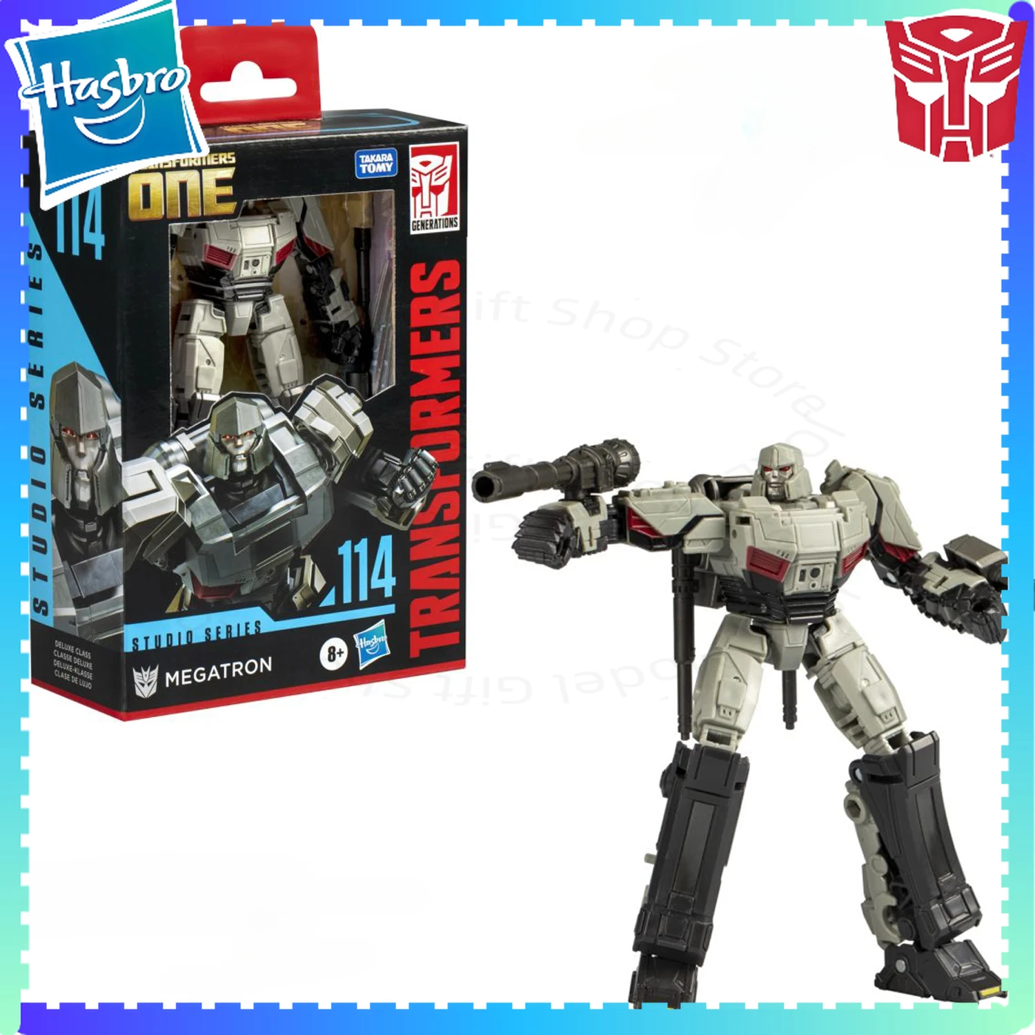 Hasbro Transformed toys Studio Series, Deluxe Transformed toys, One 114 Megatron, Nova Ação
Hasbro Transformed toys Studio Series, Deluxe Transformed toys, One 114 Megatron, Nova Ação