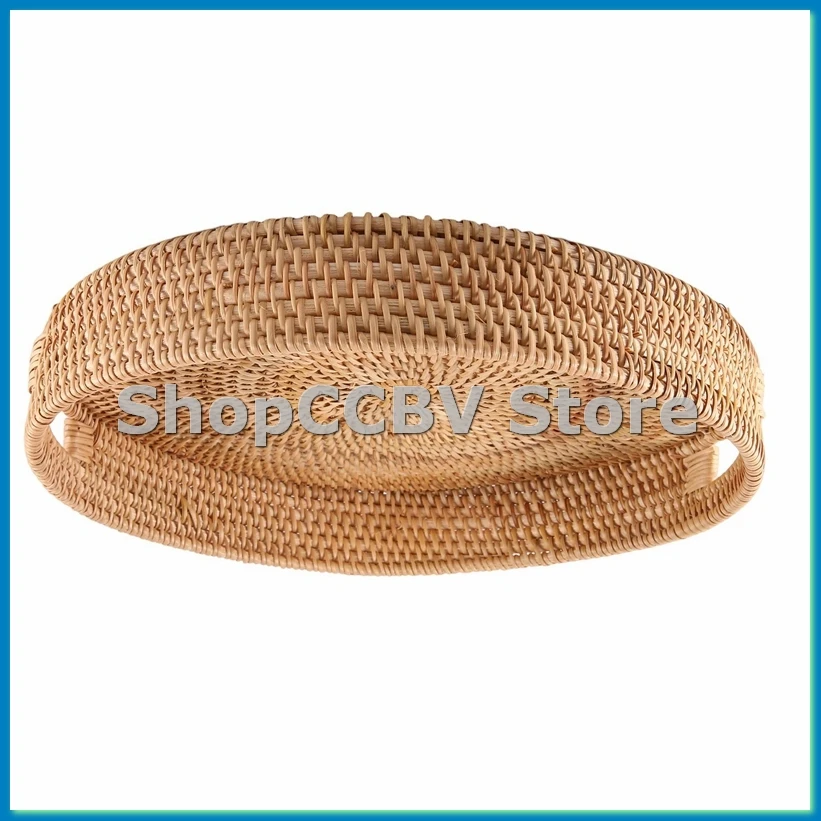 Круглый сервировочный поднос из ротанга, декоративные тканые пуфики с ручками для журнального столика, натуральный (большой)-A50M
Круглый сервировочный поднос из ротанга, декоративные тканые пуфики с ручками для журнального столика, натуральный (большой)-A50M