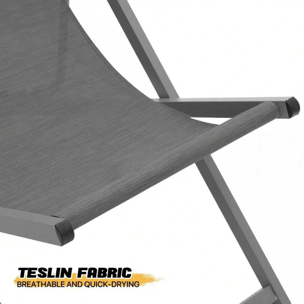 Patio Sling Chairs, Foldable Outdoor Adjustable Portable Aluminum Frame Lounge Folding Beach Chairs
Patio Sling Chairs, Foldable Outdoor Adjustable Portable Aluminum Frame Lounge Folding Beach Chairs