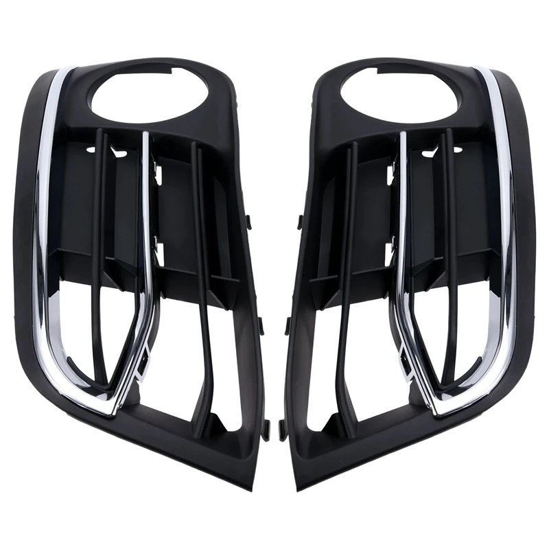 1Pair Front Bumper Fog Light Frame Lamp Trim Grill Cover For BMW 5 Series F10 F11 Sedan 51117342391 51117342392
1Pair Front Bumper Fog Light Frame Lamp Trim Grill Cover For BMW 5 Series F10 F11 Sedan 51117342391 51117342392