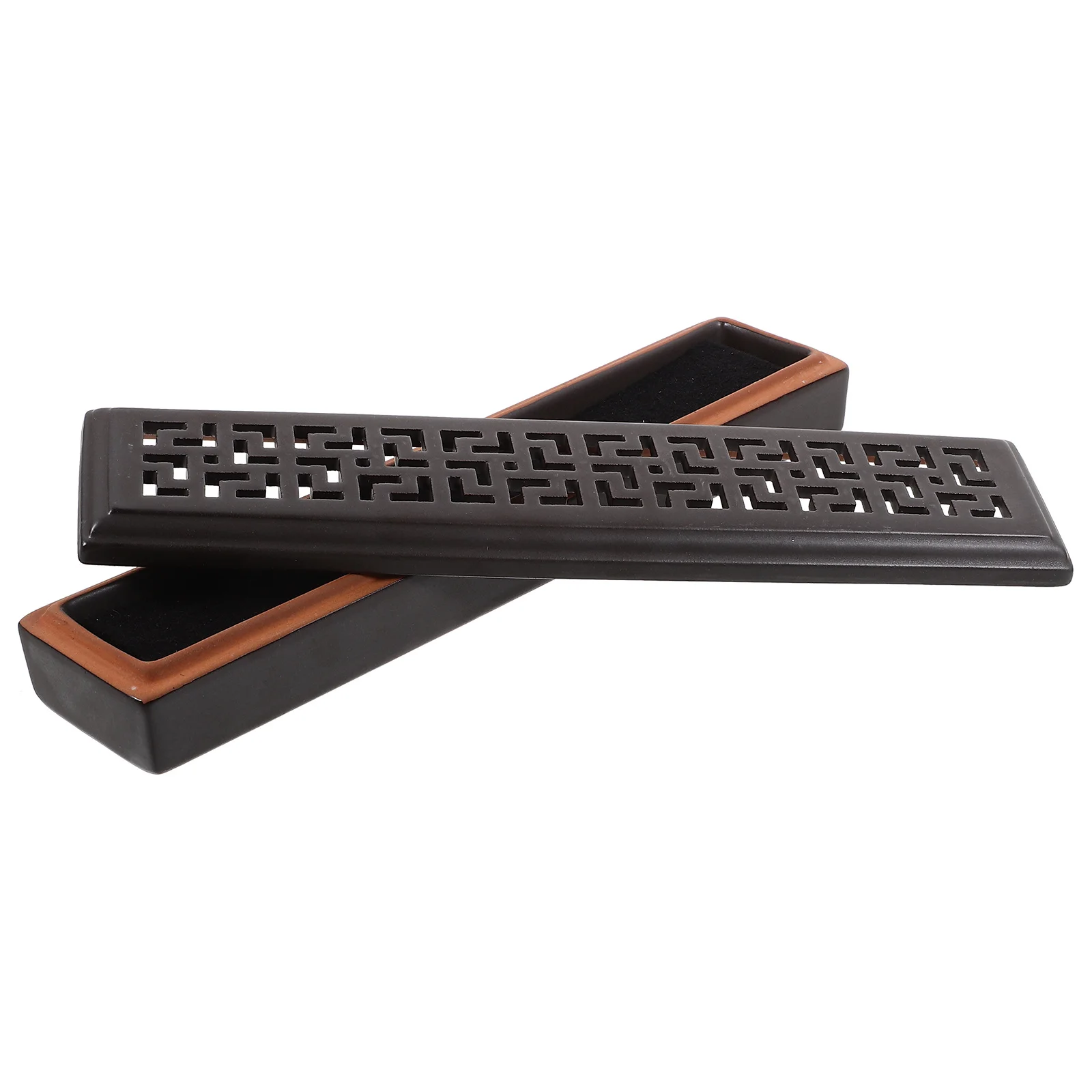 Lidded Ceramic Incense Stick Burner Holder Simple Elegant Design for Home Office Decor Beautiful Tabletop Aroma Furnace Box
Lidded Ceramic Incense Stick Burner Holder Simple Elegant Design for Home Office Decor Beautiful Tabletop Aroma Furnace Box