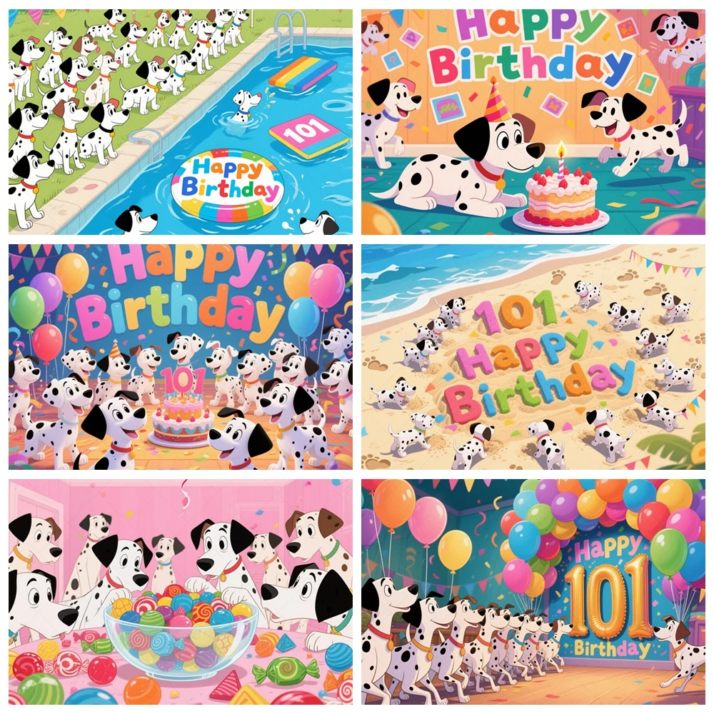 Disney 101 Dalmatians Dogs Background for Kid Birthday Party Decor Baby Shower Backdrop Photography Photo Poster Custom Props
Disney 101 Dalmatians Dogs Background for Kid Birthday Party Decor Baby Shower Backdrop Photography Photo Poster Custom Props
