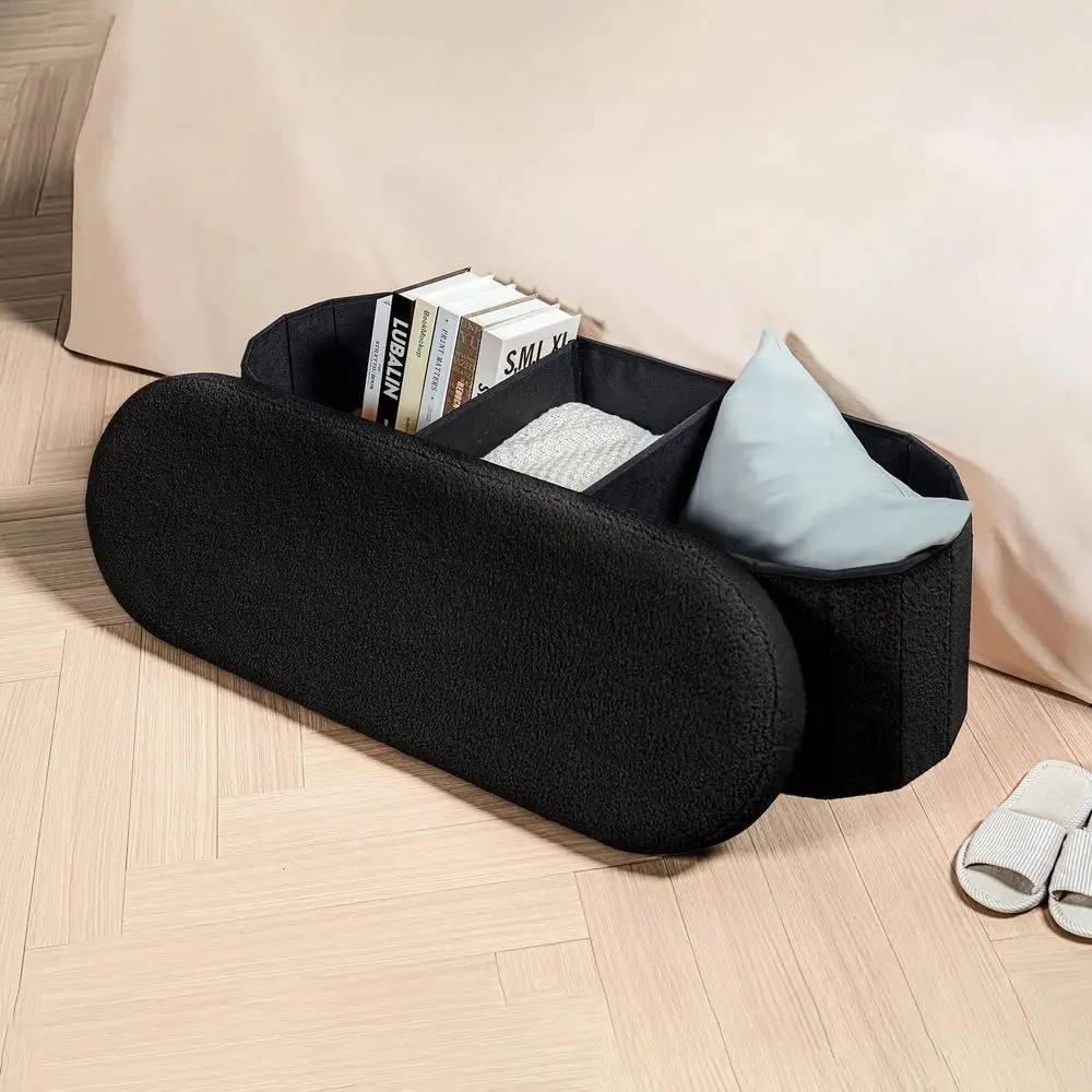 Inch Sherpa Folding Storage Ottoman Bench, Foot Rest Stool, End Of Bed Storage Chest For Living Room, Bedroom Entryway
Inch Sherpa Folding Storage Ottoman Bench, Foot Rest Stool, End Of Bed Storage Chest For Living Room, Bedroom Entryway