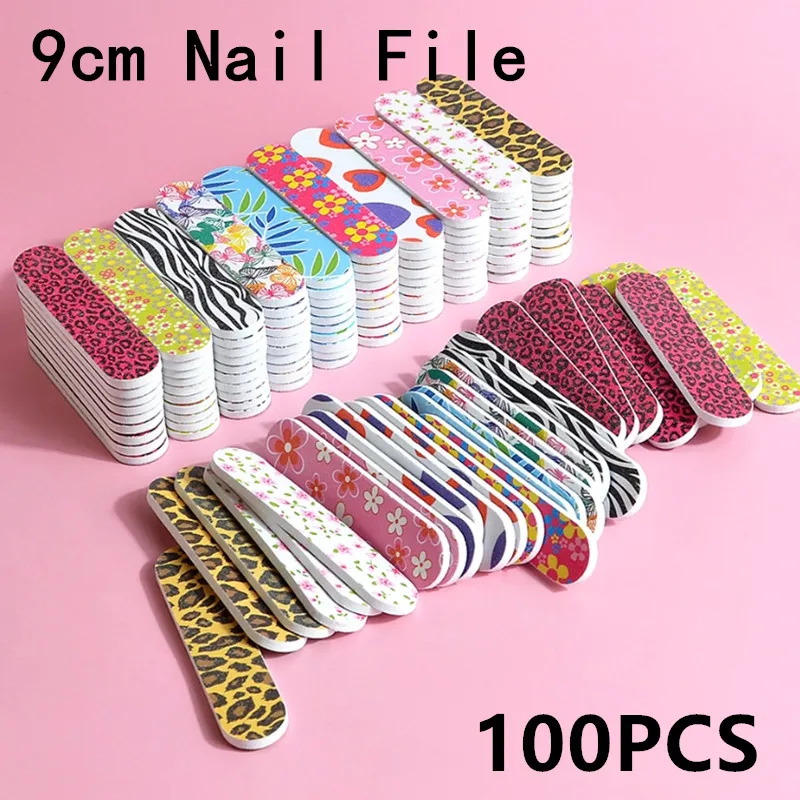 100PCS 9cm Mini Colorful Nail File Double Sided Emery Boards Small Nail File Trimming Tool Manicure Pedicure Tools Wholesale
100PCS 9cm Mini Colorful Nail File Double Sided Emery Boards Small Nail File Trimming Tool Manicure Pedicure Tools Wholesale 