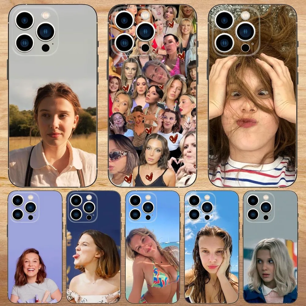 Millie Bobby Brown Phone Case For iPhone15,14,13,12,11,Pro,Max,Plus,Mini,X,XS,XR,8,7,6,S,Plus,SE Soft Black Case
Millie Bobby Brown Phone Case For iPhone15,14,13,12,11,Pro,Max,Plus,Mini,X,XS,XR,8,7,6,S,Plus,SE Soft Black Case