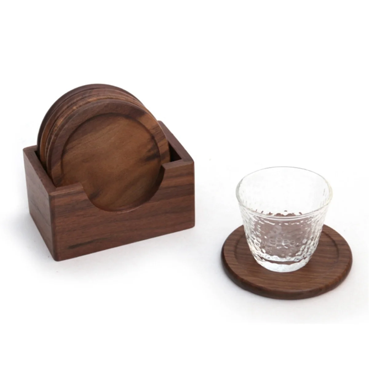 Coasters6Pcs Walnut Wood Coasters Placemats Decor Round Heat Drink Mat Home Kitchen Table Tea Coffee Cup Pad
Coasters6Pcs Walnut Wood Coasters Placemats Decor Round Heat Drink Mat Home Kitchen Table Tea Coffee Cup Pad