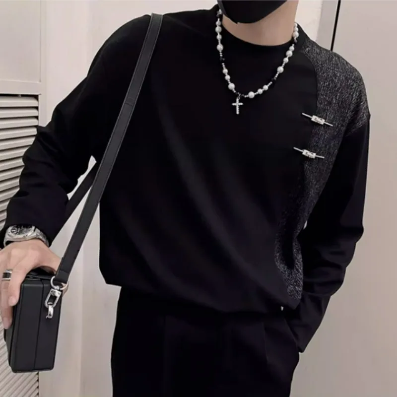 Korean Style Men's Pullover Spring Autumn Crewneck Office Cotton Sweat Shirt 90s Vintage Simple No Brand Warm Male Sweatshirt
Korean Style Men's Pullover Spring Autumn Crewneck Office Cotton Sweat Shirt 90s Vintage Simple No Brand Warm Male Sweatshirt