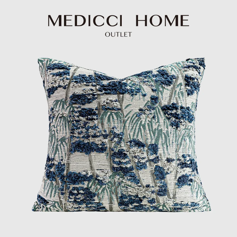 Medicci Home Oriental Ancient Indigo Decorative Cushion Covers French Vintage Jungle Hand Tufed Throw Pillow Case For Bed Sofa
Medicci Home Oriental Ancient Indigo Decorative Cushion Covers French Vintage Jungle Hand Tufed Throw Pillow Case For Bed Sofa