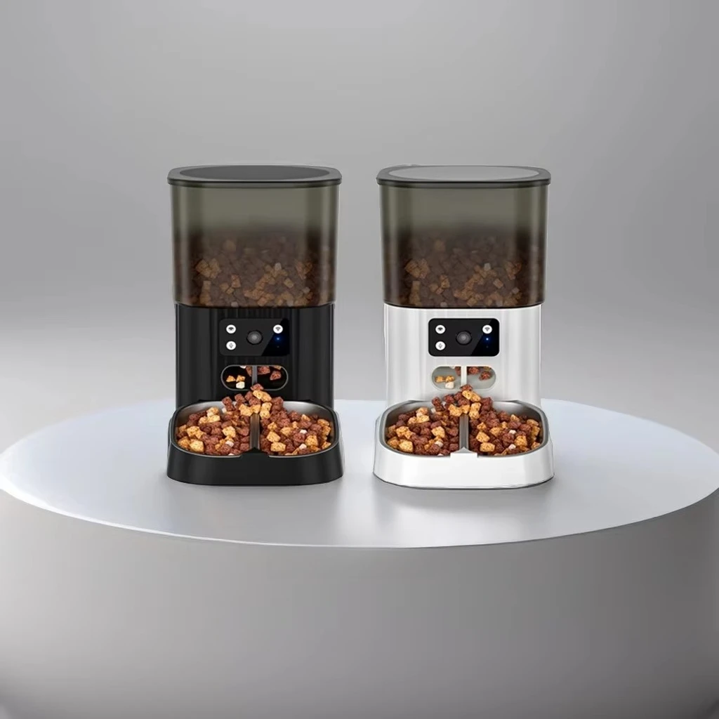 Automatic Dog Feeder Camera 1080P Live Stream Love Style Waterproof 4.5L Capacity Portion Control Low Food Alert Via Tuya App
Automatic Dog Feeder Camera 1080P Live Stream Love Style Waterproof 4.5L Capacity Portion Control Low Food Alert Via Tuya App